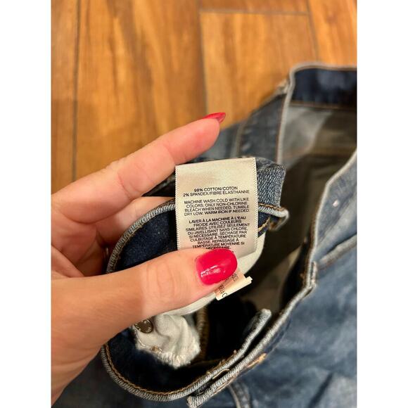 Express Crop Flare Jeans size 8 - Picture 4 of 6